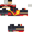 Minecraft skin texture, 64x64 pixels