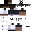 Blue purple Minecraft skin texture, 64x64 pixels