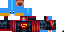 Minecraft skin texture, 64x32 legacy pixels