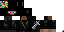 Minecraft skin texture, 64x32 legacy pixels