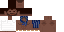 Minecraft skin texture, 64x32 legacy pixels