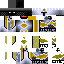Minecraft skin texture, 64x64 pixels