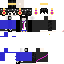 Minecraft skin texture, 64x64 pixels
