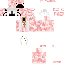 Minecraft skin texture, 64x64 pixels