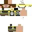 Minecraft skin texture, 64x64 pixels