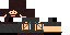 Minecraft skin texture, 64x32 legacy pixels