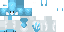 Minecraft skin texture, 64x32 legacy pixels