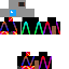 Minecraft skin texture, 64x64 pixels