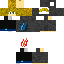 Minecraft skin texture, 64x64 pixels