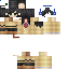 Minecraft skin texture, 64x64 pixels