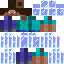 Minecraft skin texture, 64x64 pixels