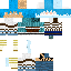 Minecraft skin texture, 64x64 pixels