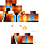 Minecraft skin texture, 64x64 pixels