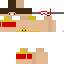 Minecraft skin texture, 64x64 pixels