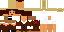 Minecraft skin texture, 64x32 legacy pixels