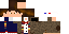 Minecraft skin texture, 64x32 legacy pixels