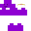 Purple Minecraft skin texture, 64x64 pixels