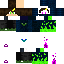 Minecraft skin texture, 64x64 pixels