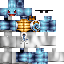 Minecraft skin texture, 64x64 pixels