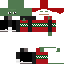 Minecraft skin texture, 64x64 pixels