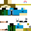 Minecraft skin texture, 64x64 pixels