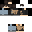 Minecraft skin texture, 64x64 pixels