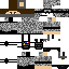 Minecraft skin texture, 64x64 pixels