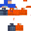 Minecraft skin texture, 64x64 pixels