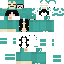 Minecraft skin texture, 64x64 pixels