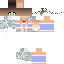 Minecraft skin texture, 64x64 pixels