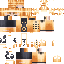 Minecraft skin texture, 64x64 pixels