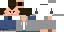 Minecraft skin texture, 64x32 legacy pixels