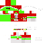 Minecraft skin texture, 64x64 pixels