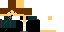Minecraft skin texture, 64x32 legacy pixels