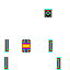 Minecraft skin texture, 64x64 pixels