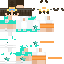Minecraft skin texture, 64x64 pixels