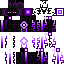 Minecraft skin texture, 64x64 pixels