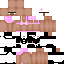 Minecraft skin texture, 64x64 pixels