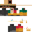 Minecraft skin texture, 64x64 pixels