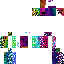 Minecraft skin texture, 64x64 pixels
