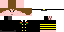 Minecraft skin texture, 64x32 legacy pixels