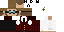 Minecraft skin texture, 64x32 legacy pixels