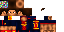Minecraft skin texture, 64x32 legacy pixels