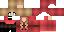 Minecraft skin texture, 64x32 legacy pixels