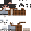 Minecraft skin texture, 64x64 pixels