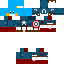 Minecraft skin texture, 64x64 pixels