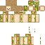 Minecraft skin texture, 64x64 pixels