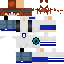 Minecraft skin texture, 64x64 pixels