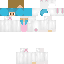 Minecraft skin texture, 64x64 pixels