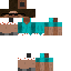 Minecraft skin texture, 64x64 pixels